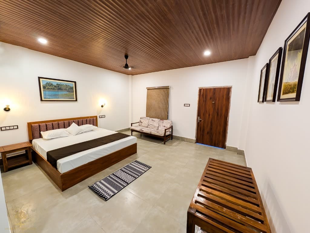 Deluxe double room with sofa at Mangrove Forest Camp Sundarban eco stay